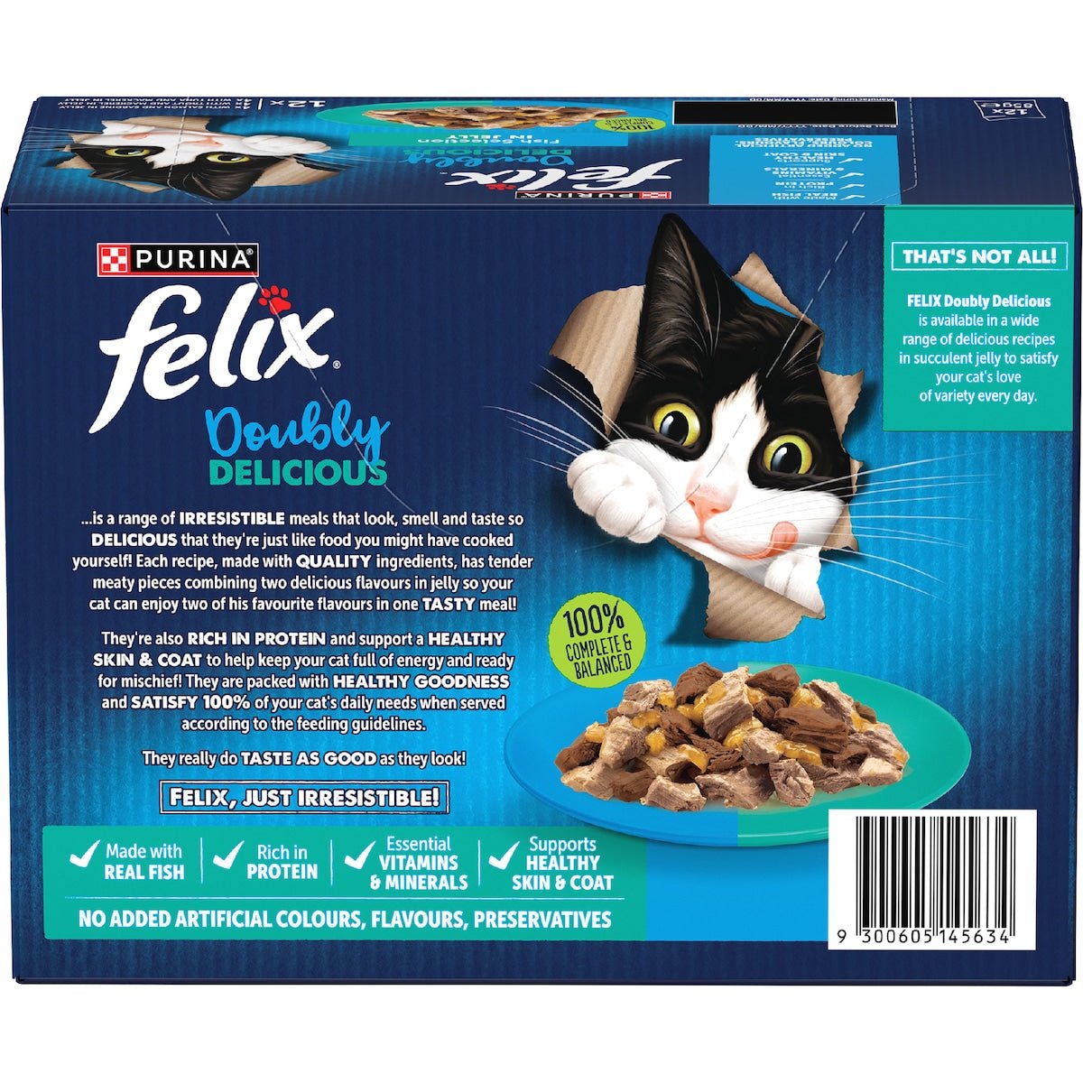 Felix Double Delicious Fish Selection in Jelly 12x85g - Woonona Petfoods