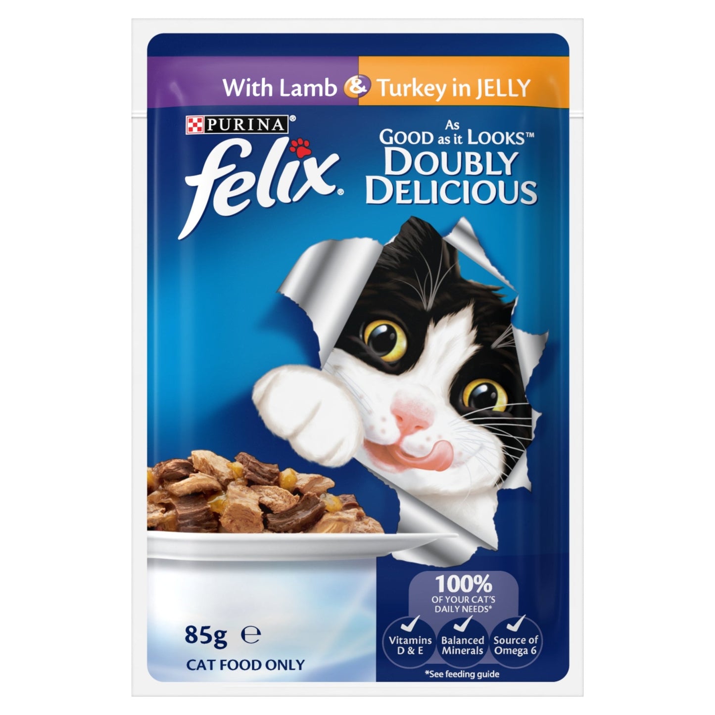 Felix Double Delicious Meat Selection in Jelly 12x85g - Woonona Petfood & Produce