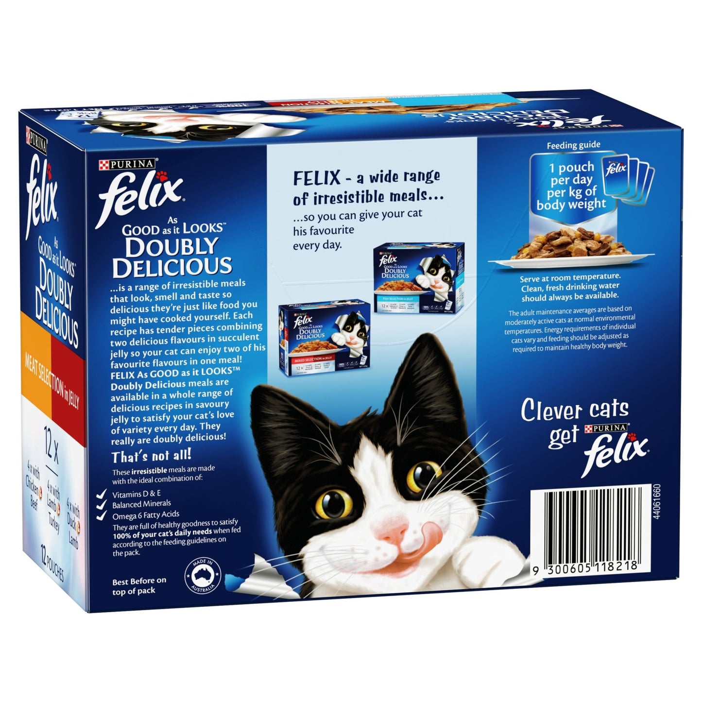 Felix Double Delicious Meat Selection in Jelly 12x85g - Woonona Petfood & Produce