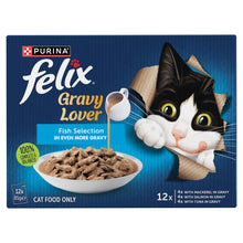 Felix Gravy Lovers Fish Selection 12x85g - Woonona Petfoods
