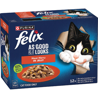 Felix Meat Menus 12x85g - Woonona Petfoods