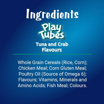 Felix Play Tubes Tuna and Crab Flavours 50g - Woonona Petfood & Produce