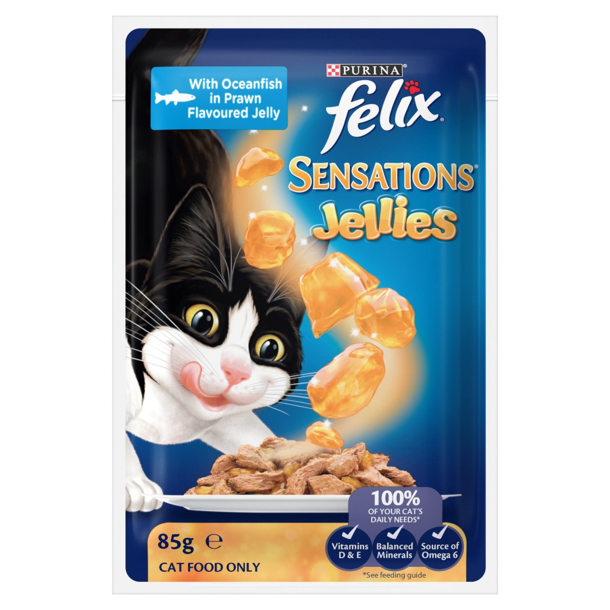 Felix Sensations Jelly Favourites Menu 12x85g - Woonona Petfood & Produce