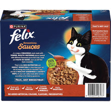 Felix Sensations Sauces Meat Selection 12x85g - Woonona Petfoods