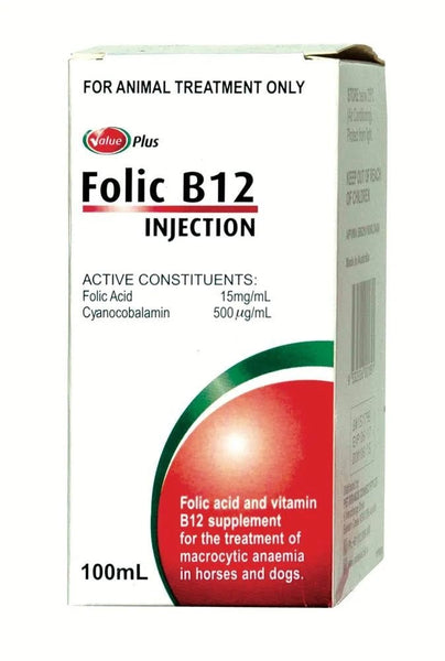 Folic B12 100ml Value Plus Woonona Petfoods Folic B12 100ml Value Plus Woonona Petfoods