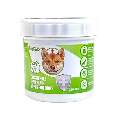 Furkidz Tear Stain Wipes for Dogs 200 Pcs