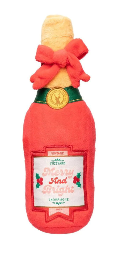 Fuzzyard Dog Toy - Merry & Bright Chompagne