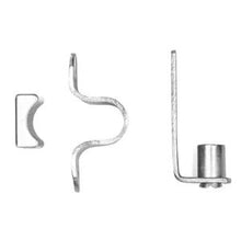 Gate Fitting Gudgeon & Hinge Set Flat Post Whites - Woonona Petfoods