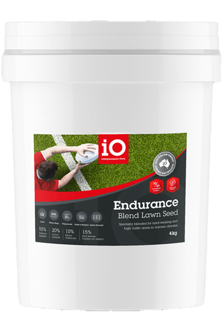 Grass Seed IO Endurance Blend Lawn Seed 4kg - Woonona Petfoods