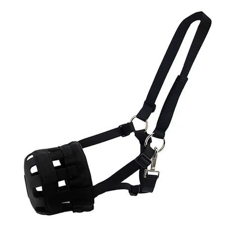 Grazing Muzzle Black Bainbridge - Woonona Petfoods