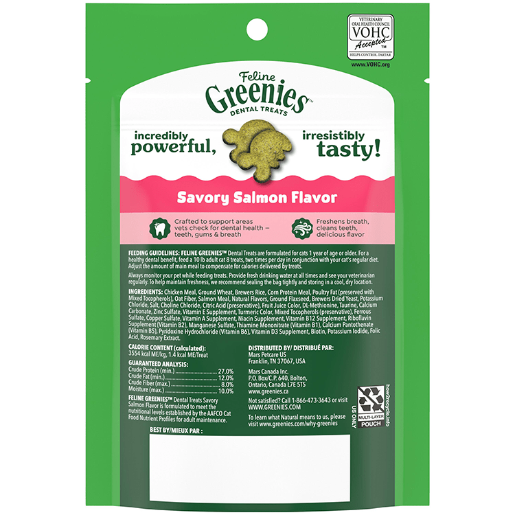 Greenies Feline Salmon - Woonona Petfoods