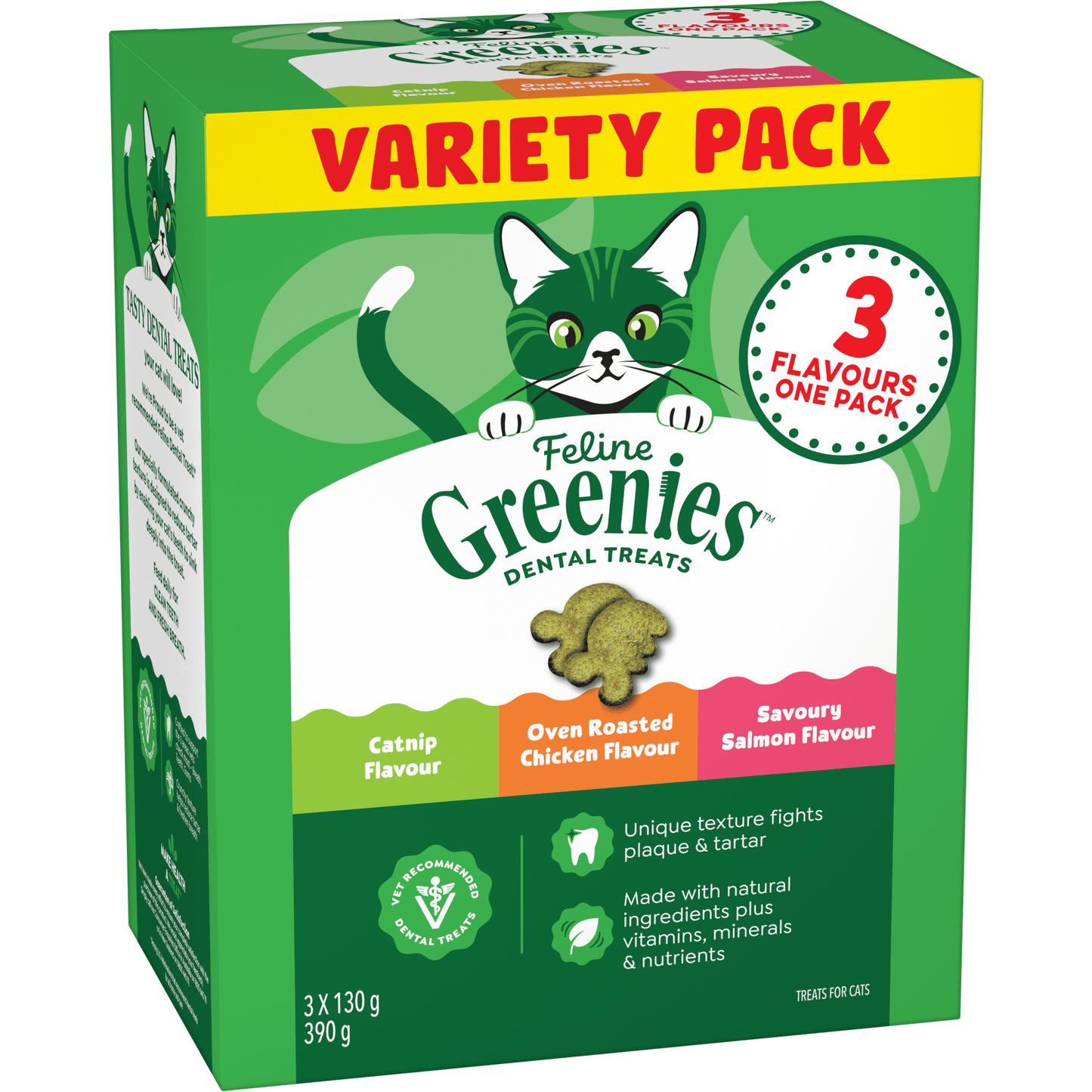 Greenies Feline Variety Pack (3x130g) - Woonona Petfoods