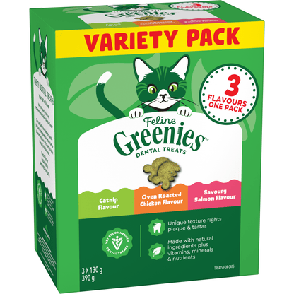 Greenies Feline Variety Pack (3x130g) - Woonona Petfoods