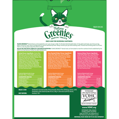 Greenies Feline Variety Pack (3x130g) - Woonona Petfoods
