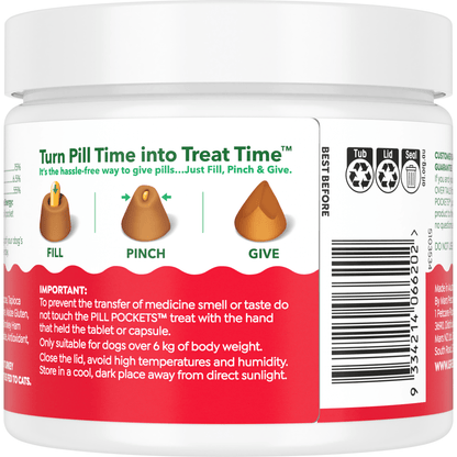 Greenies Pill Pockets Treats Smokey Ham Flavour 30 Pack - Woonona Petfoods