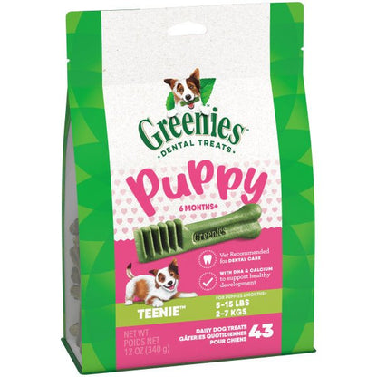 Greenies Puppy Dental Dog Treats Original Teenies 340g - Woonona Petfoods