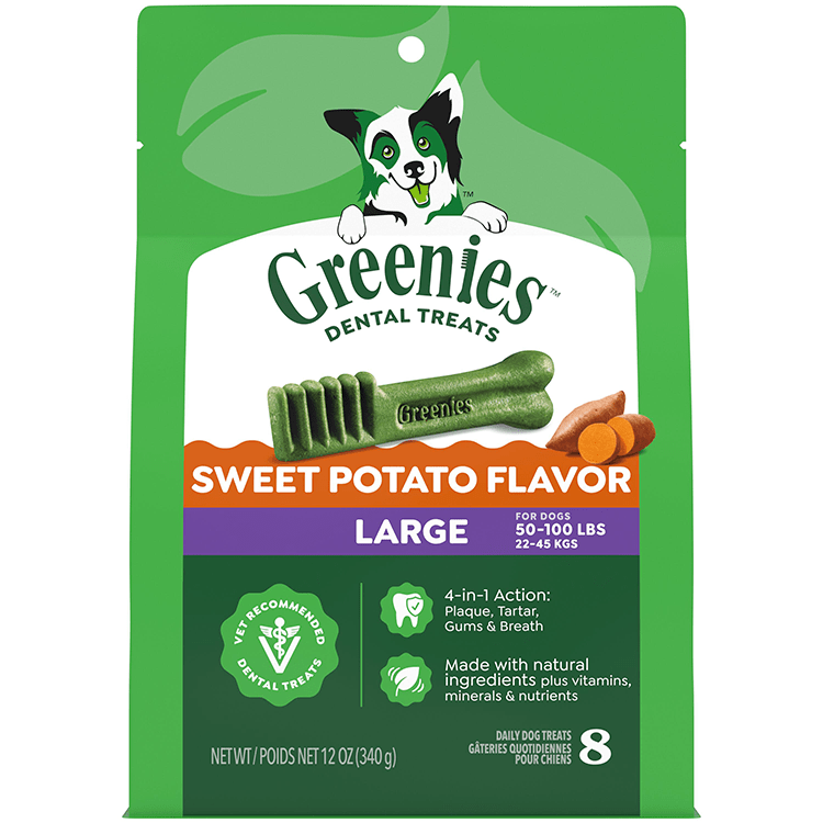 Greenies Sweet Potato Large 340g - Woonona Petfoods