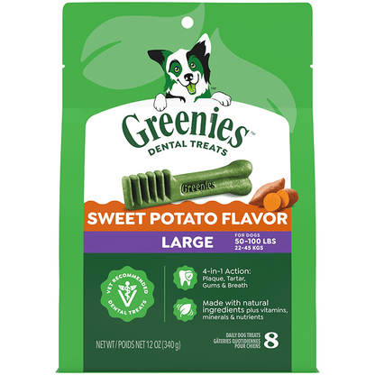 Greenies Sweet Potato Large 340g - Woonona Petfoods