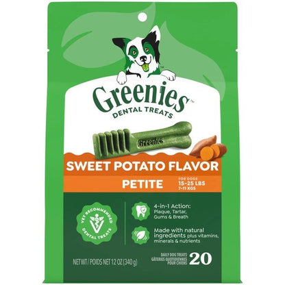 Greenies Sweet Potato Petite 340g - Woonona Petfoods