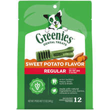 Greenies Sweet Potato Regular 340g - Woonona Petfoods