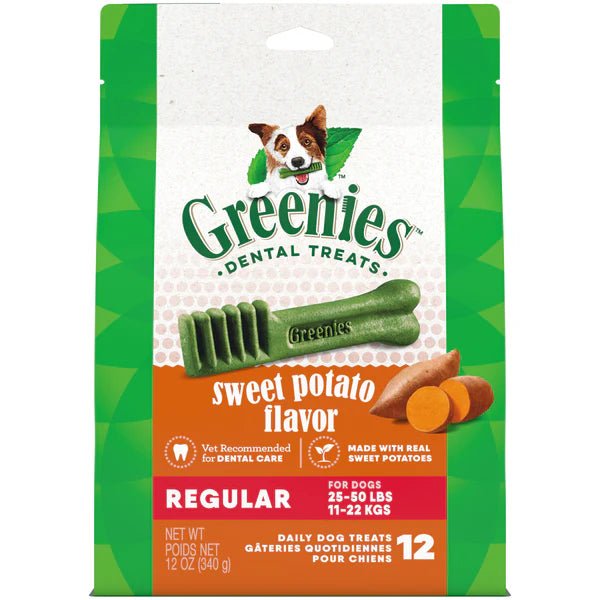 Greenies Sweet Potatoe Regular 340g - Woonona Petfood & Produce