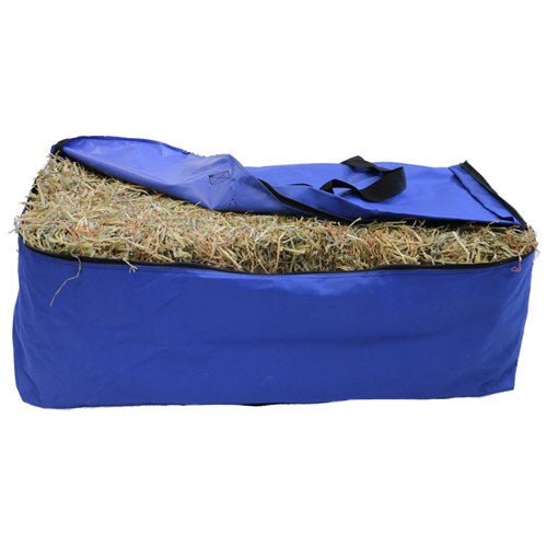 Hay Bale Transport/Carry Bag Blue - Woonona Petfood & Produce