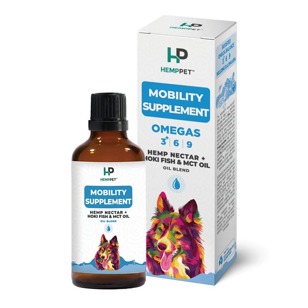 Hemp Pet Hemp Oil Blend with Hoki Fish and MCT Oil for Dogs 100ml - Woonona Petfood & Produce