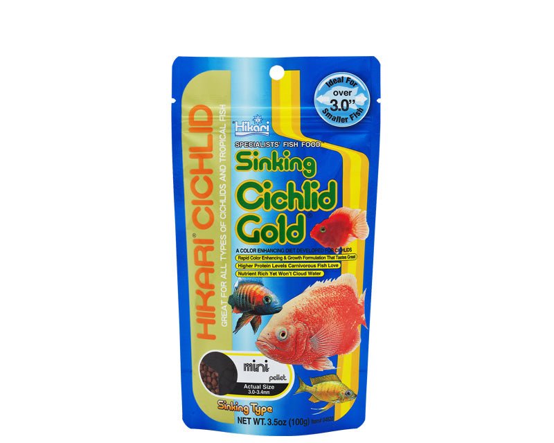 Hikari Sinking Cichild Gold Mini Pellet 100g - Woonona Petfood & Produce