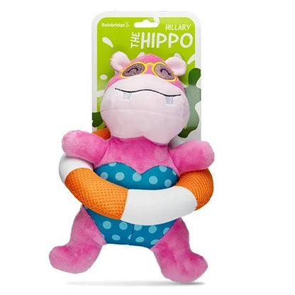Hillary The Hippo Splash Critters Dog Toy - Woonona Petfoods