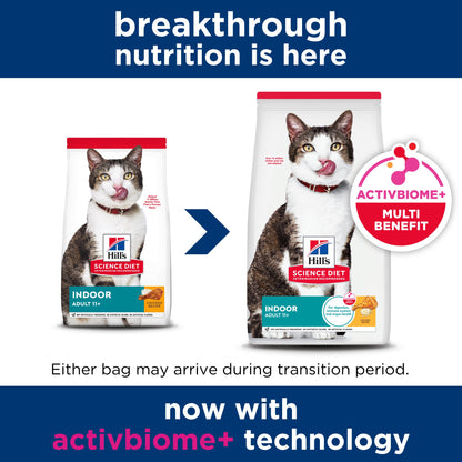 Hill's Science Diet Adult 11+ Indoor Dry Cat Food - Woonona Petfoods