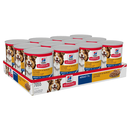 Hill's Science Diet Adult 7+ Chicken & Barley Entree Canned Dog Food