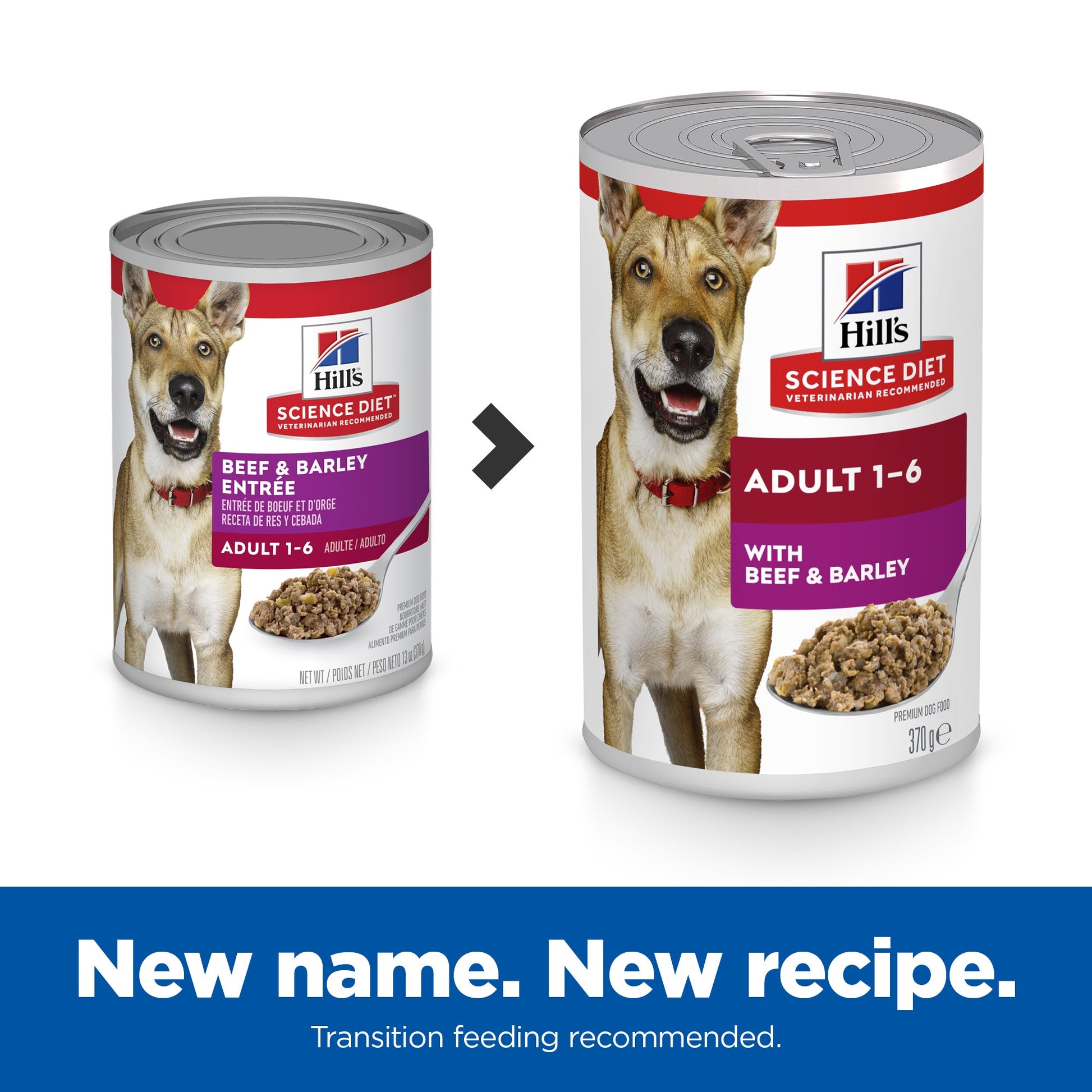Hill's Science Diet Adult Beef and Barley Entrée Canned Dog Food 370g - Woonona Petfoods