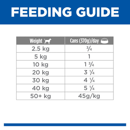Hill's Science Diet Adult Chicken & Barley Entrée Canned Dog Food 370g - Woonona Petfoods
