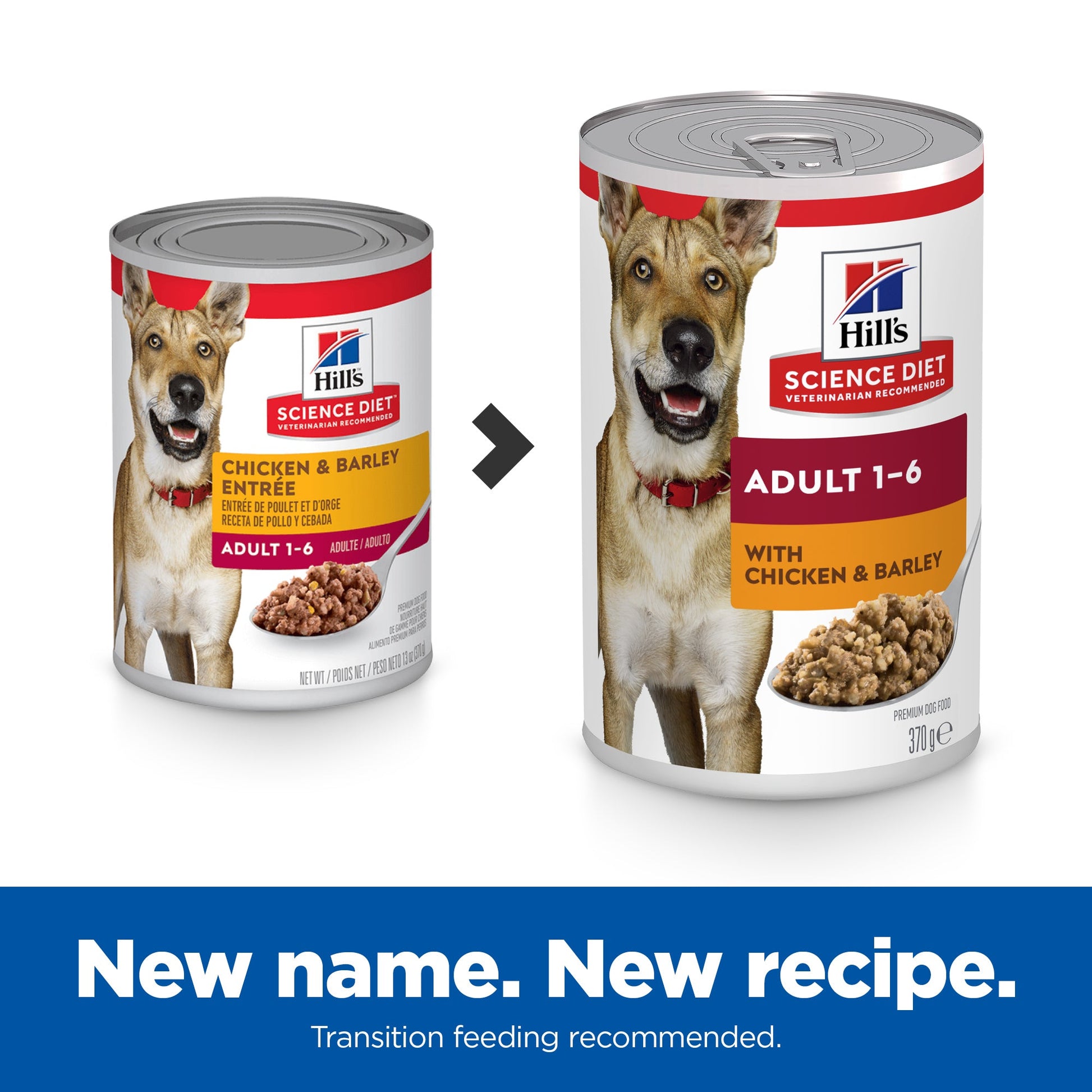 Hill's Science Diet Adult Chicken & Barley Entrée Canned Dog Food 370g - Woonona Petfoods