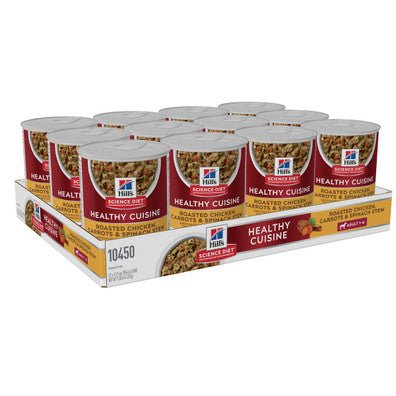 Hill's Science Diet Adult Healthy Cuisine Chicken & Carrot Stew Canned Dog Food - Woonona Petfoods
