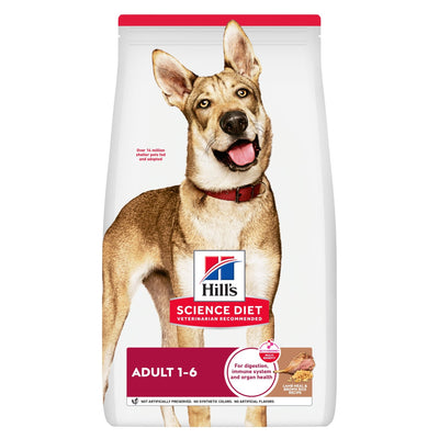 Hill's Science Diet Adult Lamb & Brown Rice Dry Dog Food 14.97kg