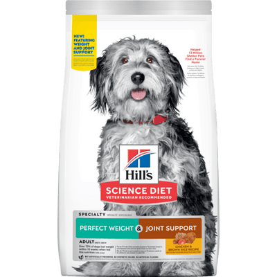 Hill's Science Diet Adult Perfect Weight + Joint Support Dry Dog Food - Woonona Petfood & Produce