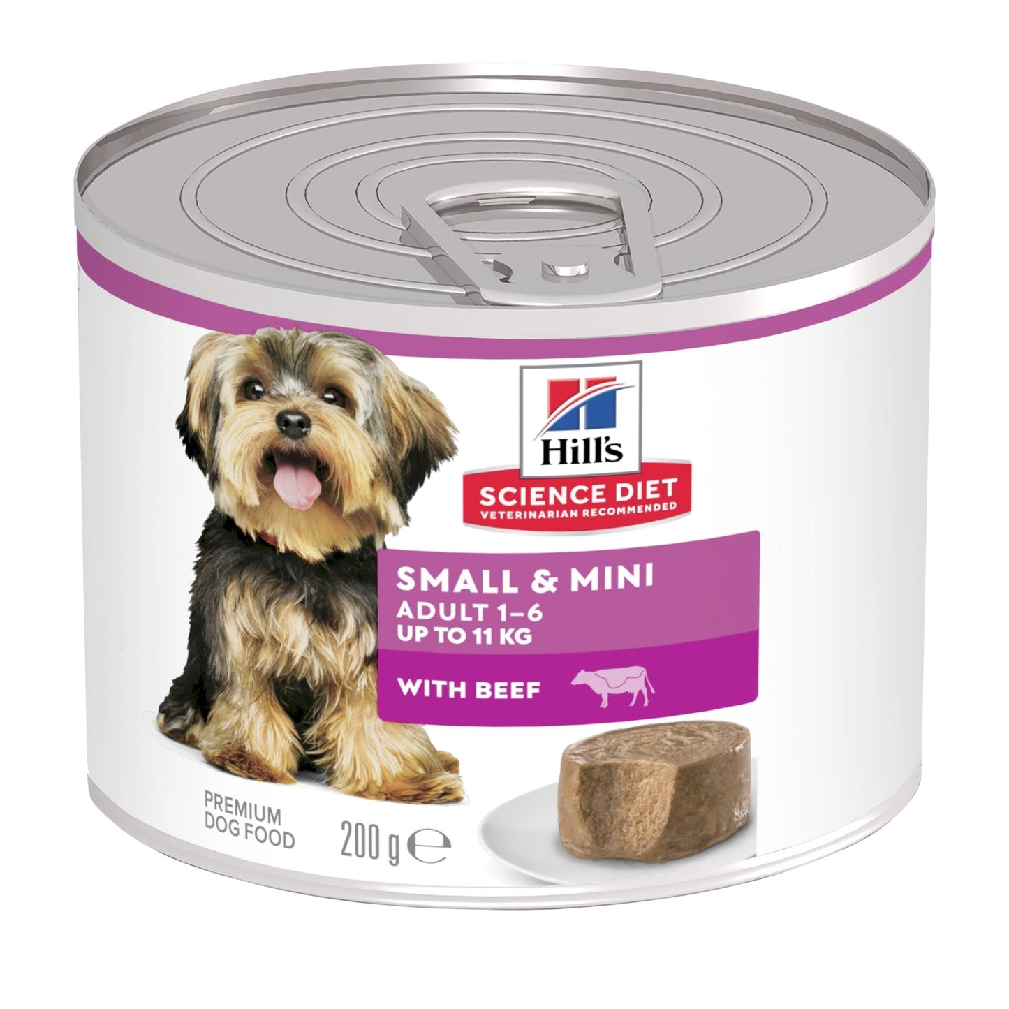 Hill's Science Diet Adult Small and Mini Beef Canned Dog Food 12x200g - Woonona Petfood & Produce