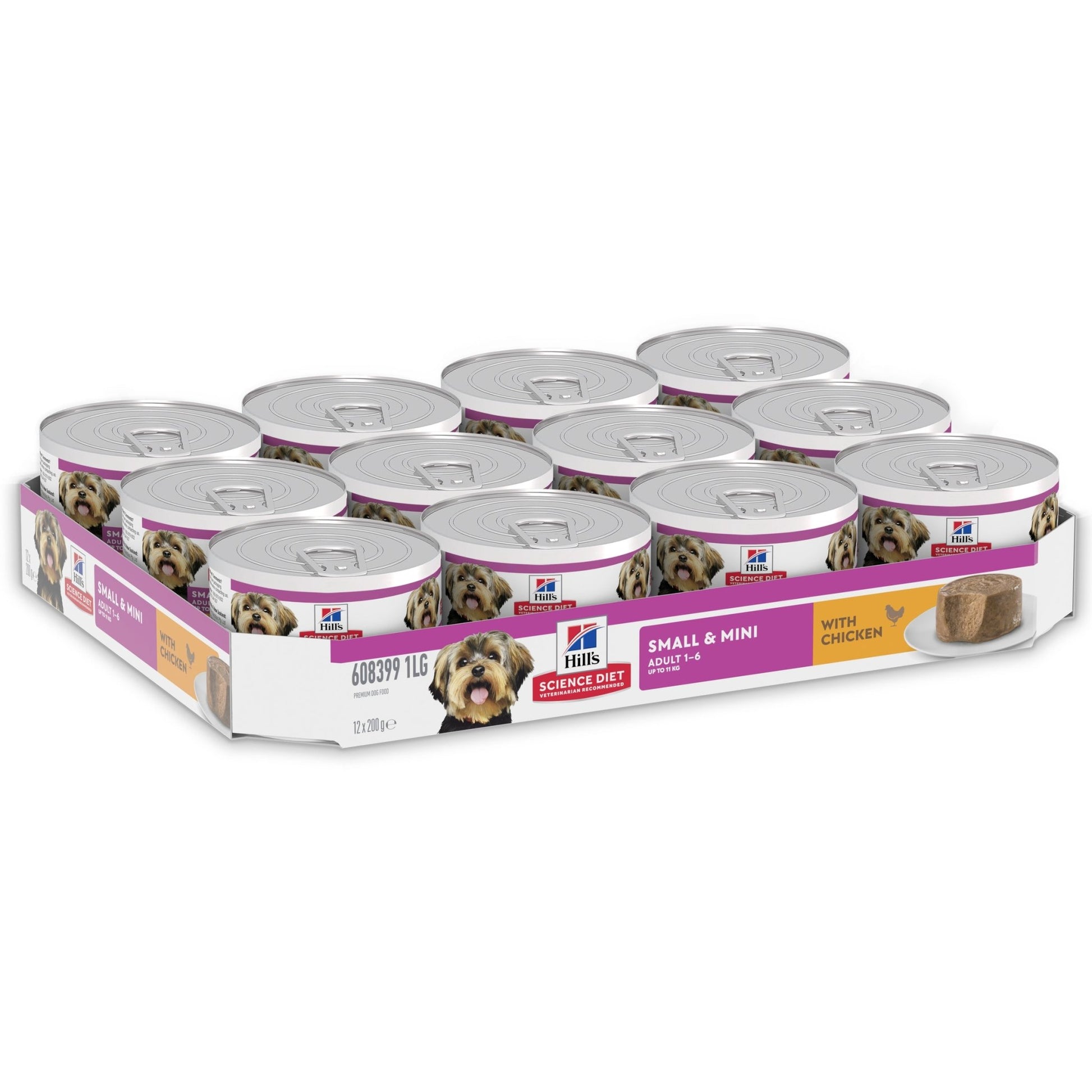 Hill's Science Diet Adult Small and Mini Chicken Canned Dog Food 12x200g - Woonona Petfood & Produce