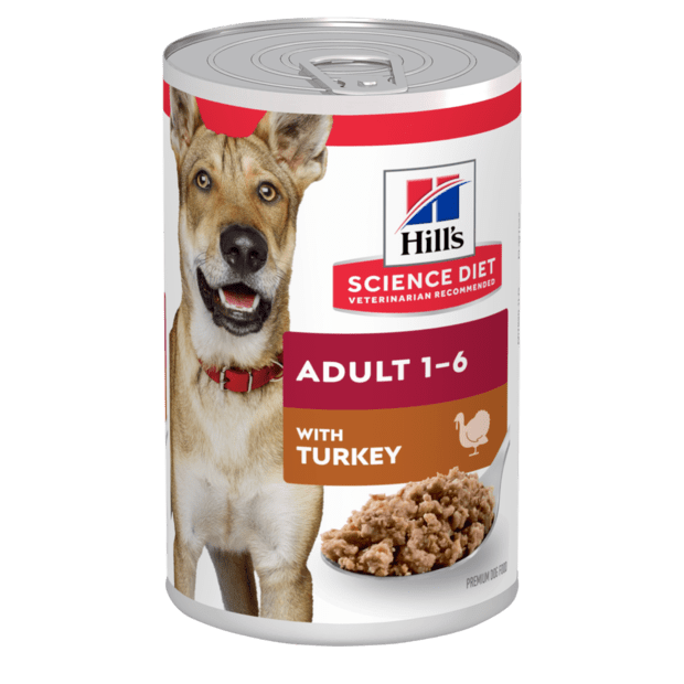 Hill's Science Diet Adult Turkey Canned Dog Food 12x370g - Woonona Petfood & Produce
