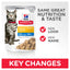 Hill's Science Diet Adult Urinary Hairball Control Ocean Fish Cat Food pouches 85g - Woonona Petfoods