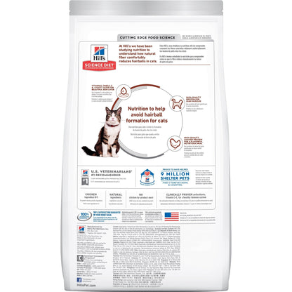 Hill's Science Diet Hairball Control Adult Dry Cat Food - Woonona Petfoods