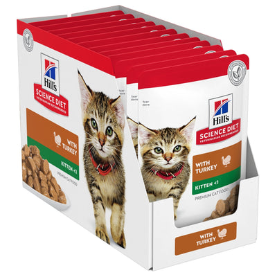 Hill's Science Diet Kitten Wet Food Turkey 12x85g - Woonona Petfoods