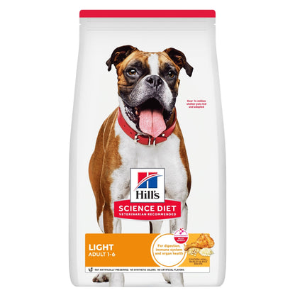 Hill's Science Diet Light Adult Dry Dog Food 12kg - Woonona Petfoods
