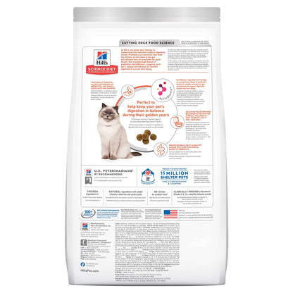 Hill's Science Diet Perfect Digestion Adult 7+ Dry Cat Food 2.72kg - Woonona Petfoods
