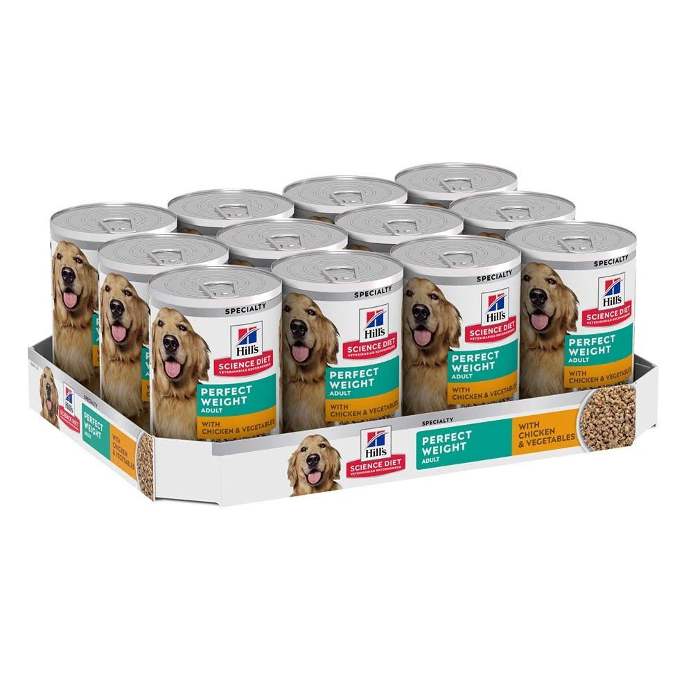 Hill's Science Diet Perfect Weight Canned Dog Food 12x363g - Woonona Petfood & Produce