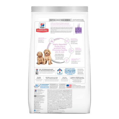 Hill's Science Diet Puppy Sensitive Stomach and Skin Salmon & Brown Rice Dry Dog Food 1.8kg - Woonona Petfoods