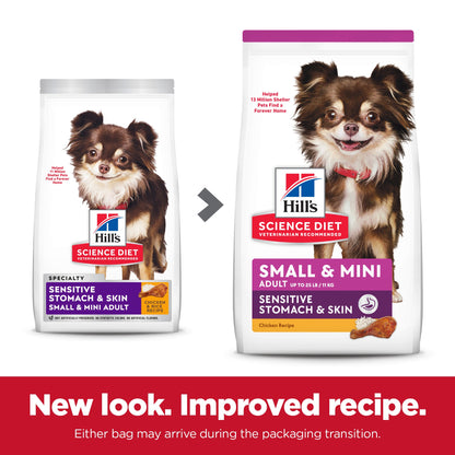 Hill's Science Diet Sensitive Skin and Stomach Adult Small And Mini Dry Dog Food 6.8kg - Woonona Petfoods