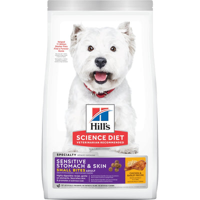 Hill's Science Diet Sensitive Skin and Stomach Adult Small Bites Dry Dog Food 6.8kg - Woonona Petfoods