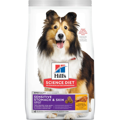 Hill's Science Diet Sensitive Stomach & Skin Adult Dry Dog Food 1.81kg - Woonona Petfoods